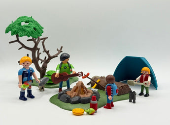 Playmobil Zeltlager mit LED-Lagerfeuer-1